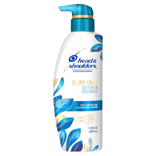 Head & Shoulders Supreme Detox & Hydrate Shampoo 11.8 oz.
