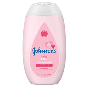 Johnson's Moisturizing Mild Pink Baby Body Lotion 13.6 oz.