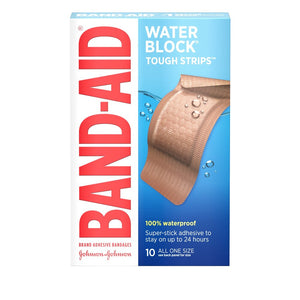 Band-Aid Brand Tough-Strips Adhesive Bandage Extra Large 10 ct.
