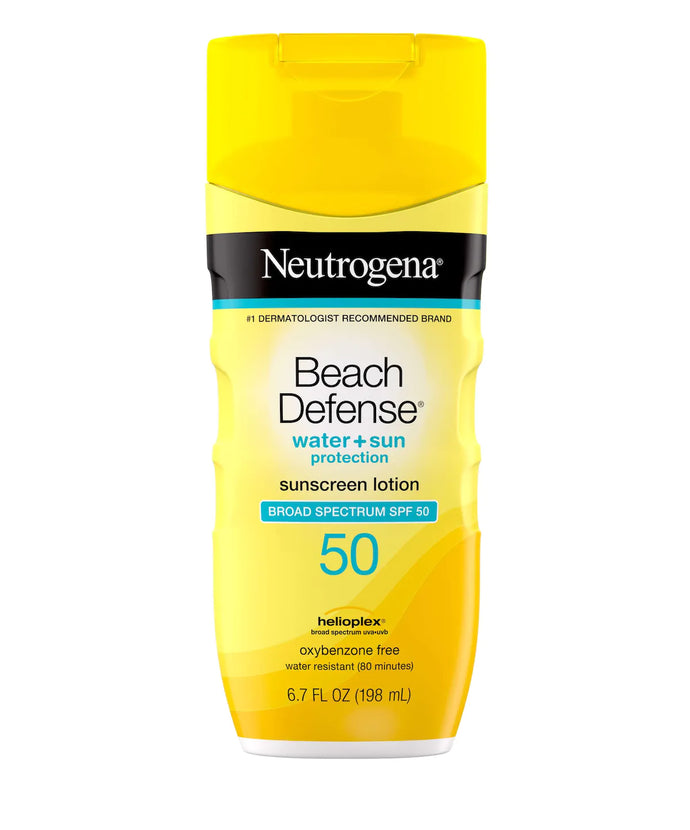 Neutrogena Beach Defense Sunscreen Lotion with SPF 50 6.7 oz.