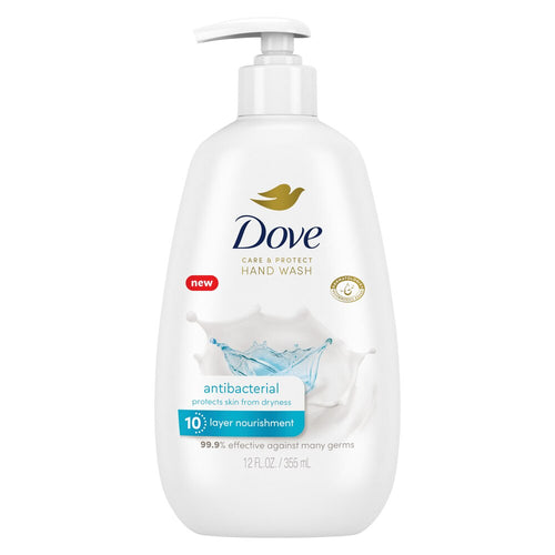 Dove Care & Protect Antibacterial Hand Wash 12 oz.