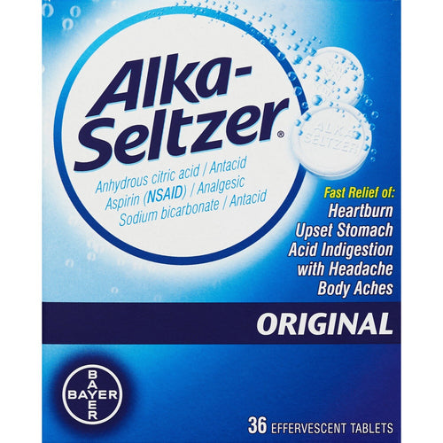 Alka-Seltzer Original Effervescent Tablets 36 ct.