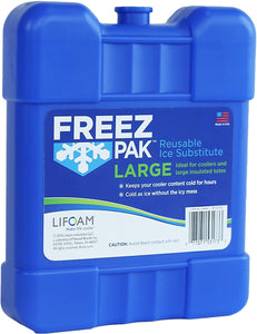 Freez Pak Lifoam Large Reusable Ice Block Blue