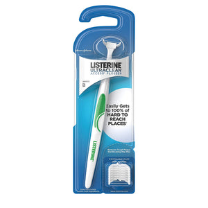 Listerine Ultraclean Access Flosser Unflavored with 8 Head Refills