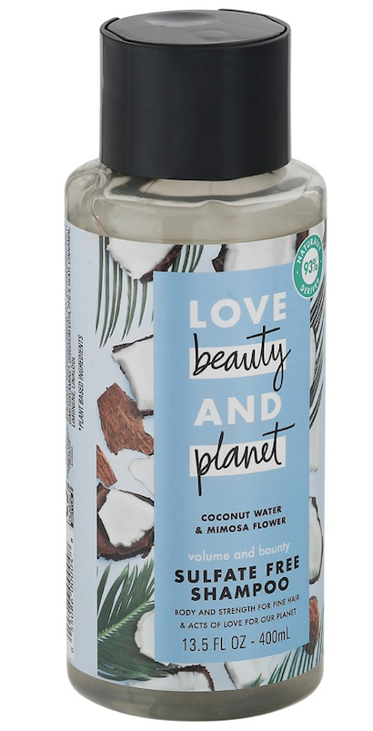 Love Beauty & Planet Coconut Water and Mimosa Flower Shampoo 13.5 oz.