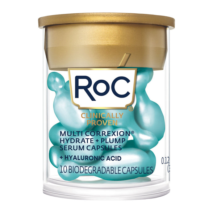 RoC Multi Correxion Hydrate + Plump Night Serum Capsules with Hyaluronic Acid 10 ct.
