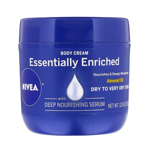 Nivea Essentially Enriched Almond Oil Body Cream 13.5 oz.