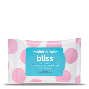 Bliss Oil-Free Makeup Remover Wipes Travel Size 10 ct.