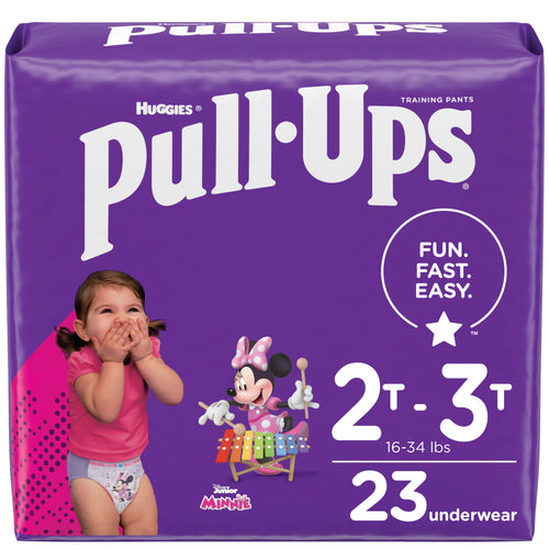Pull-Ups Girls Potty Training Pants Size 4 2T-3T 23 ct.