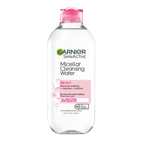 Garnier SkinActive Micellar Cleansing Water All in 1 Cleanser & Makeup Remover 13.5 oz.