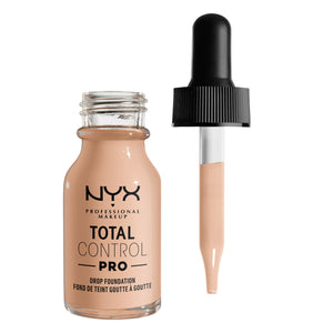 NYX Professional Makeup Total Control Pro Drop Skin-True Buildable Vegan Foundation Light