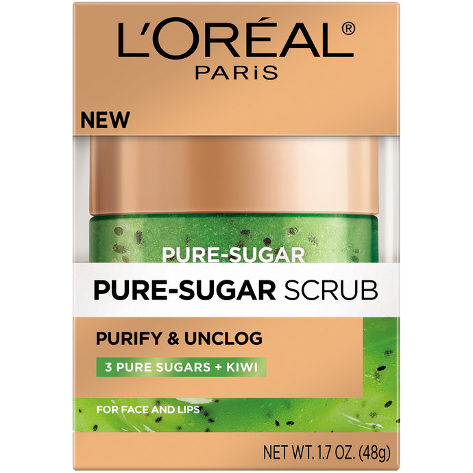 L'Oreal Paris Purify & Unclog Pure Sugar Scrub 1.7 oz.
