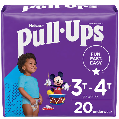 Pull-Ups Boys Potty Training Pants Size 5 3T-4T 20 ct.