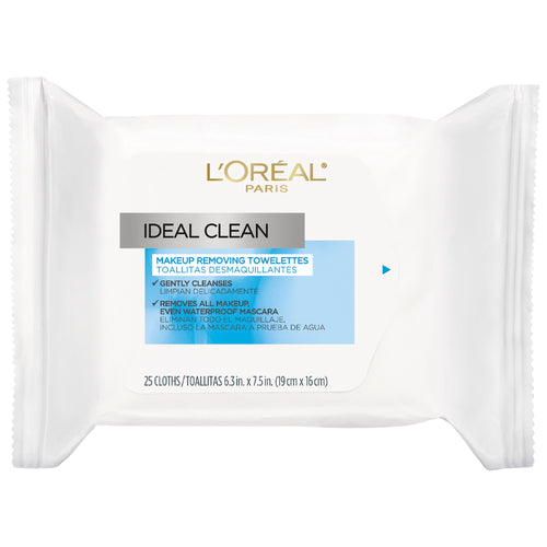 L'Oreal Paris Ideal Clean Makeup Removing Facial Towelettes 25 ct.
