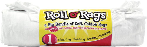 Pro-Clean Basics Roll O' Rags Cotton Paint & Cleaning Rags 1 lb.