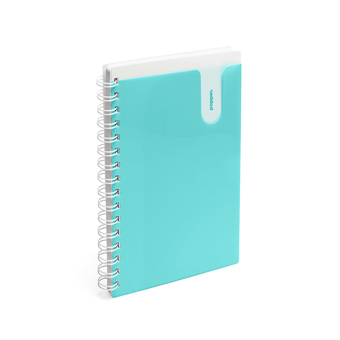 Poppin Aqua 1-Subject Pocket Spiral Notebook