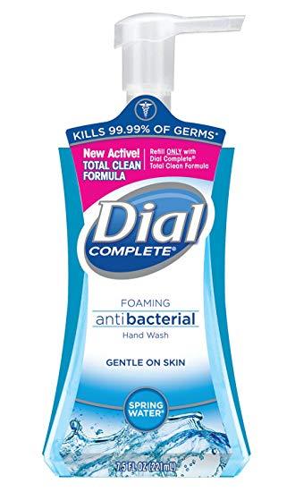 Dial Complete Spring Water foaming hand soap 7.5 oz.