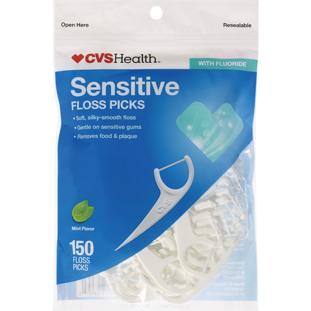 CVS Health Sensitive Floss Picks 150 ct.
