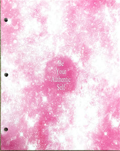"Be Your Authentic Self" 2-Pocket Portfolio Folder