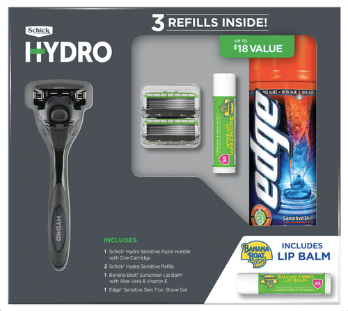 EXPIRES APRIL 2024: Schick Hydro Gift Set with 5 Assorted Items