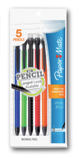 Papermate pencils 5 ct.