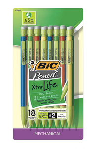 Bic Xtra Life #2 pencils 18 ct.
