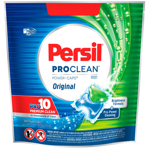 Persil ProClean Original Power Caps Laundry Detergent Pacs 16 ct.