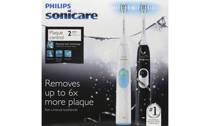 Philips Sonicare 2 Series Plaque Control Dual Handle Electric Toothbrush